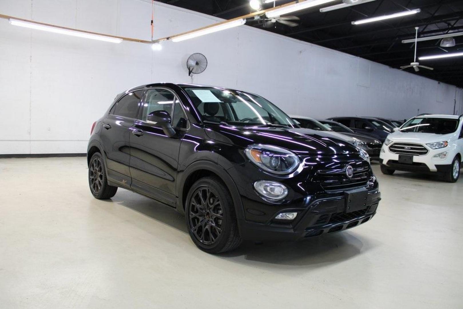 2017 Nero Cinema (Black Clear Coat) /Black Fiat 500X Trekking (ZFBCFXCB7HP) with an 2.4L I4 MultiAir engine, Automatic transmission, located at 15300 Midway Rd., Addison, TX, 75001, (972) 702-0011, 32.958321, -96.838074 - HOME OF THE NO HAGGLE PRICE - WHOLESALE PRICES TO THE PUBLIC!! 500X Trekking, 4D Sport Utility, 2.4L I4 MultiAir, 9-Speed 948TE Automatic, FWD, Nero Cinema (Black Clear Coat), Black Cloth.<br><br>Nero Cinema (Black Clear Coat) 2017 Fiat 500X Trekking<br><br>Recent Arrival! 22/30 City/Highway MPG<br> - Photo#3