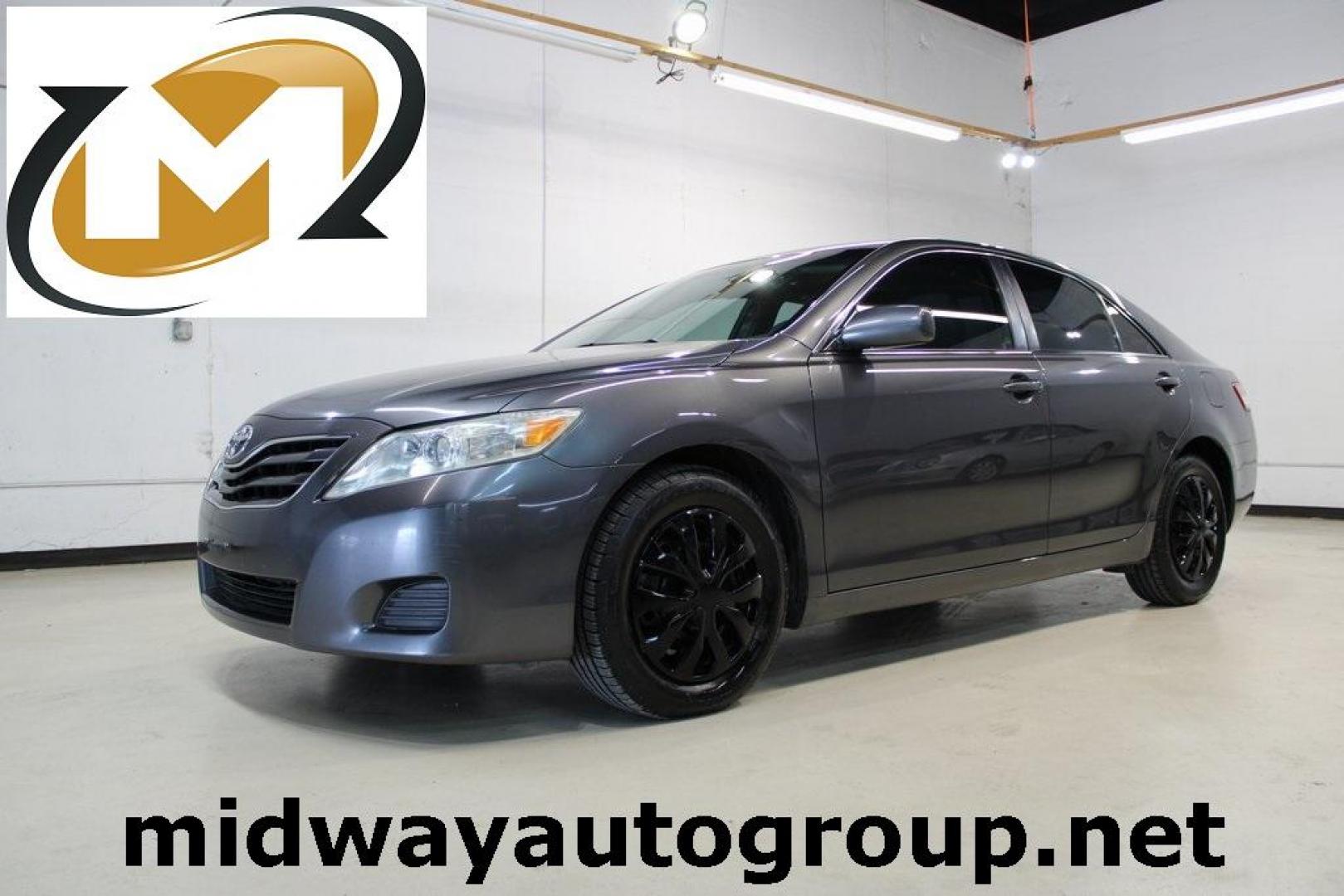 2011 Magnetic Gray Metallic Toyota Camry LE (4T4BF3EK7BR) with an I4 engine, located at 15300 Midway Rd., Addison, TX, 75001, (972) 702-0011, 32.958321, -96.838074 - Photo#0