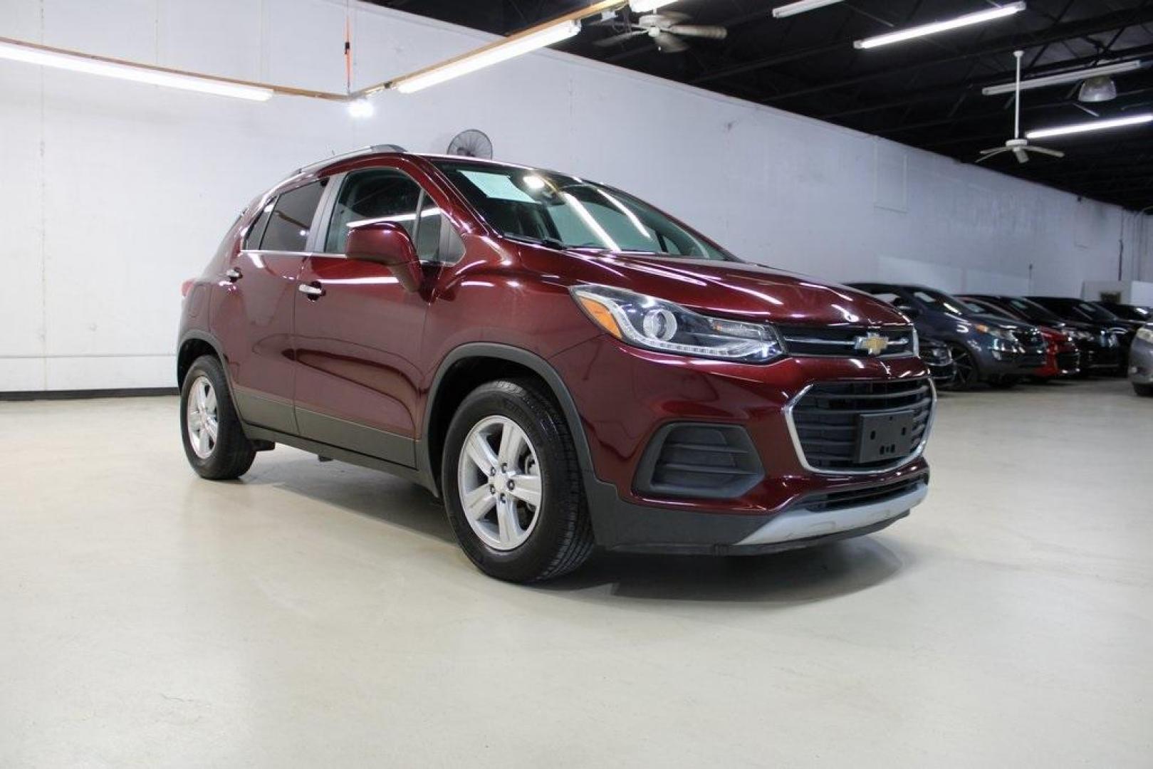 2017 Crimson Metallic /Jet Black Chevrolet Trax LT (3GNCJLSB8HL) with an ECOTEC 1.4L I4 SMPI DOHC Turbocharged VVT engine, Automatic transmission, located at 15300 Midway Rd., Addison, TX, 75001, (972) 702-0011, 32.958321, -96.838074 - HOME OF THE NO HAGGLE PRICE - WHOLESALE PRICES TO THE PUBLIC!! Trax LT, 4D Sport Utility, ECOTEC 1.4L I4 SMPI DOHC Turbocharged VVT, 6-Speed Automatic, FWD, Crimson Metallic, Jet Black Cloth.<br><br>Crimson Metallic 2017 Chevrolet Trax LT<br><br>Recent Arrival! 25/33 City/Highway MPG<br><br>Awards:< - Photo#1