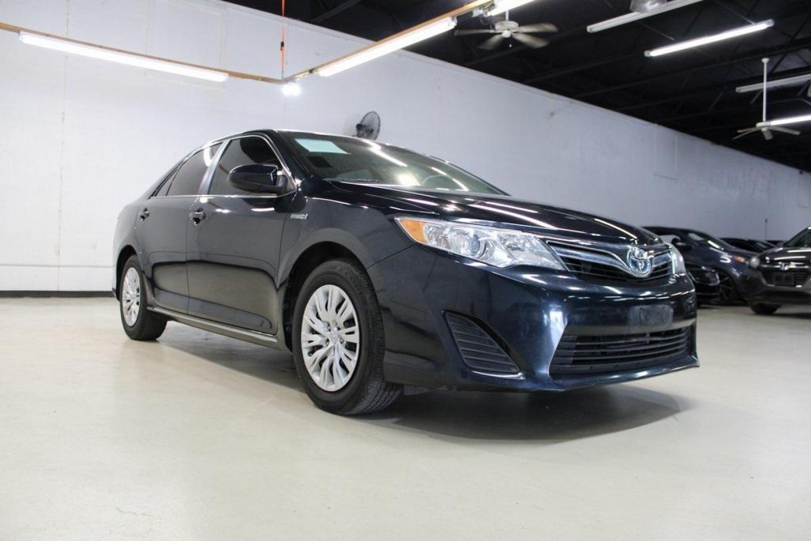 2014 Gray /Light Gray Toyota Camry Hybrid LE (4T1BD1FK2EU) with an 2.5L I4 Hybrid DOHC engine, CVT transmission, located at 15300 Midway Rd., Addison, TX, 75001, (972) 702-0011, 32.958321, -96.838074 - HOME OF THE NO HAGGLE PRICE - WHOLESALE PRICES TO THE PUBLIC!! Camry Hybrid LE, 4D Sedan, 2.5L I4 Hybrid DOHC, eCVT, FWD, Gray, Light Gray Cloth.<br><br>Gray 2014 Toyota Camry Hybrid LE<br><br>Recent Arrival! 43/39 City/Highway MPG<br><br>Awards:<br> * 2014 KBB.com Best Resale Value Awards<br><br>A - Photo#1