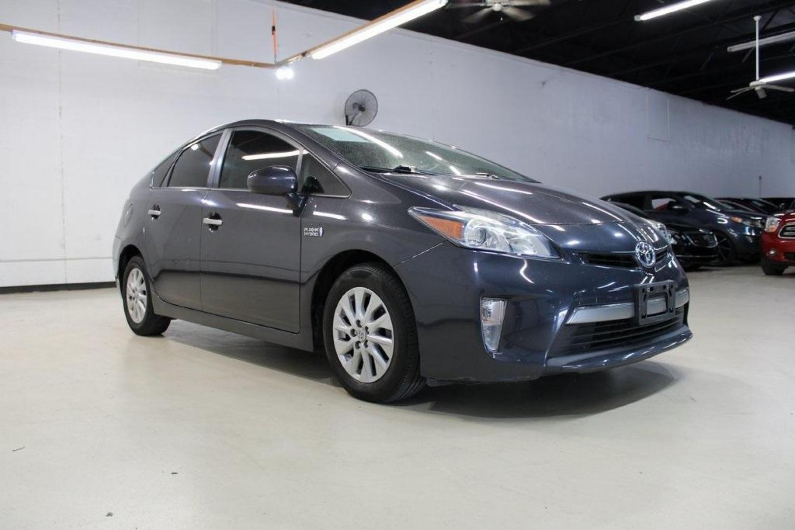 2014 Winter Gray Metallic Toyota Prius Plug-in (JTDKN3DP7E3) with an 1.8L 4-Cylinder DOHC 16V VVT-i engine, CVT transmission, located at 15300 Midway Rd., Addison, TX, 75001, (972) 702-0011, 32.958321, -96.838074 - Photo#1