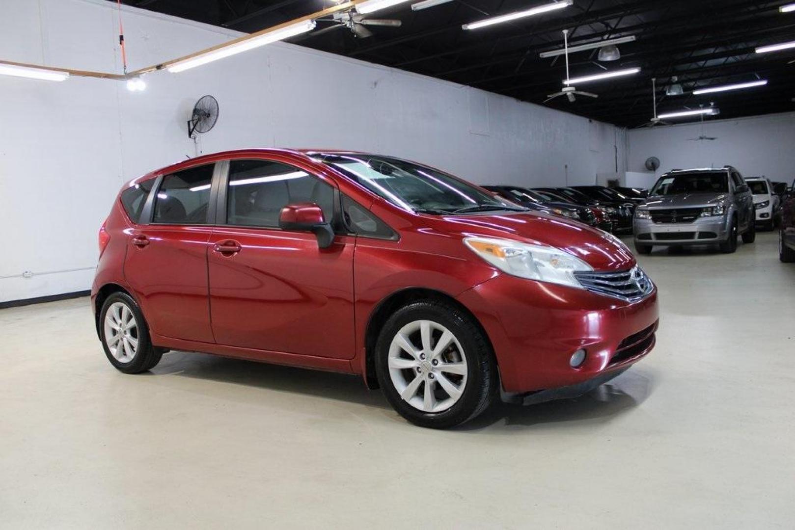 2014 Red Brick Metallic /Wheat Nissan Versa Note SV (3N1CE2CP7EL) with an 1.6L 4-Cylinder DOHC 16V engine, CVT transmission, located at 15300 Midway Rd., Addison, TX, 75001, (972) 702-0011, 32.958321, -96.838074 - HOME OF THE NO HAGGLE PRICE - WHOLESALE PRICES TO THE PUBLIC!! Versa Note SV, 4D Hatchback, 1.6L 4-Cylinder DOHC 16V, CVT with Xtronic, FWD, Red Brick Metallic, Wheat Cloth.<br><br>Red Brick Metallic 2014 Nissan Versa Note SV<br><br>31/40 City/Highway MPG<br><br><br>At Midway Auto Group, we strive t - Photo#5