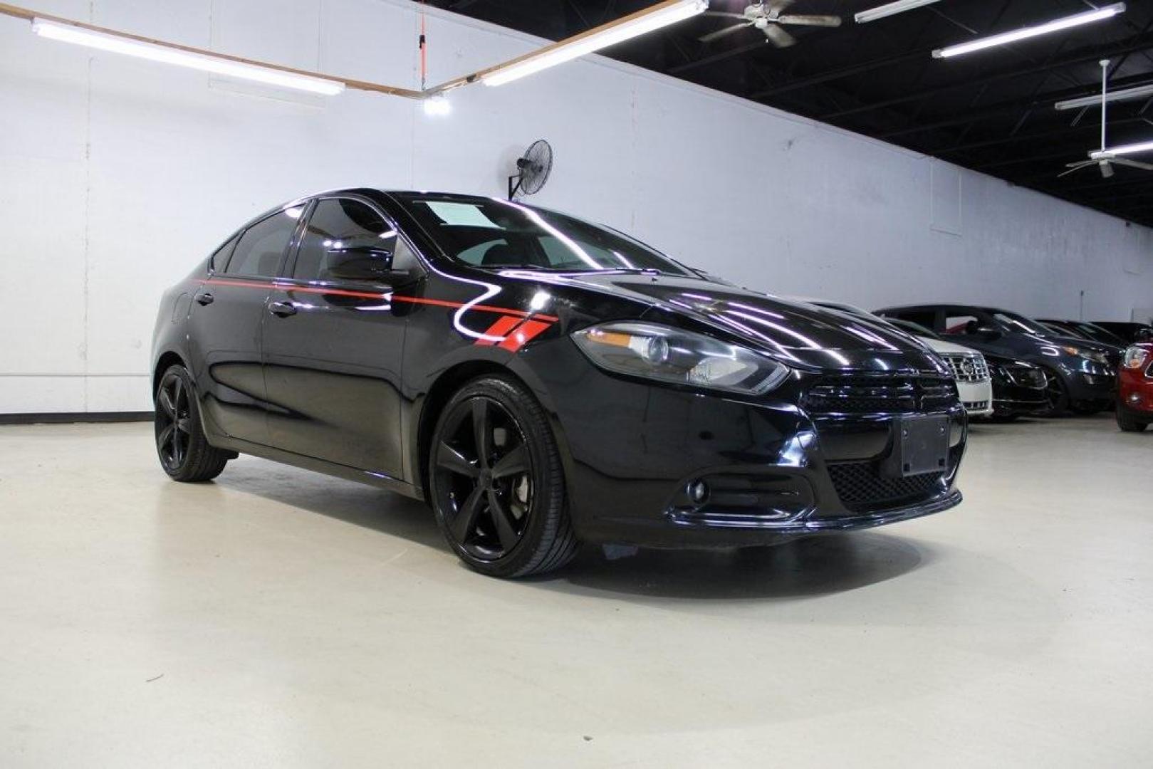 2015 Pitch Black Clearcoat /Black/Ruby Red Dodge Dart SXT (1C3CDFBB0FD) with an I4 engine, Automatic transmission, located at 15300 Midway Rd., Addison, TX, 75001, (972) 702-0011, 32.958321, -96.838074 - HOME OF THE NO HAGGLE PRICE - WHOLESALE PRICES TO THE PUBLIC!! Dart SXT, 4D Sedan, 2.4L I4 MultiAir, 6-Speed Automatic, FWD, Pitch Black Clearcoat, Black/Ruby Red Cloth.<br><br>Pitch Black Clearcoat 2015 Dodge Dart SXT<br><br>23/35 City/Highway MPG<br><br>Awards:<br> * 2015 IIHS Top Safety Pick * - Photo#1