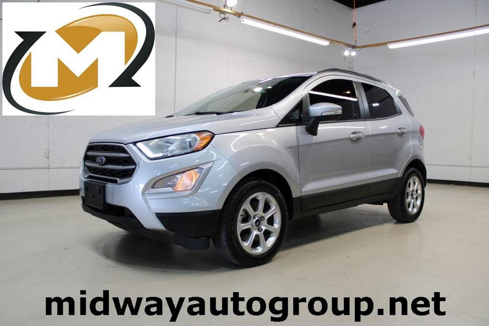 2019 Moondust /Ebony Black Ford EcoSport SE (MAJ3S2GEXKC) with an EcoBoost 1.0L I3 GTDi DOHC Turbocharged VCT engine, Automatic transmission, located at 15300 Midway Rd., Addison, TX, 75001, (972) 702-0011, 32.958321, -96.838074 - HOME OF THE NO HAGGLE PRICE - WHOLESALE PRICES TO THE PUBLIC!! EcoSport SE, 4D Sport Utility, EcoBoost 1.0L I3 GTDi DOHC Turbocharged VCT, 6-Speed Automatic, FWD, Moondust, Ebony Black Cloth.<br><br>Moondust 2019 Ford EcoSport SE<br><br>Recent Arrival! 27/29 City/Highway MPG<br><br><br>At Midway Aut - Photo#0