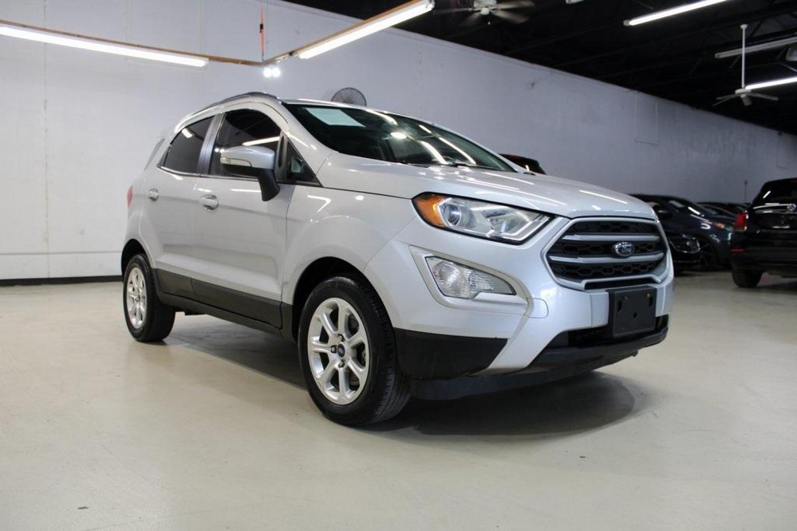 2019 Moondust /Ebony Black Ford EcoSport SE (MAJ3S2GEXKC) with an EcoBoost 1.0L I3 GTDi DOHC Turbocharged VCT engine, Automatic transmission, located at 15300 Midway Rd., Addison, TX, 75001, (972) 702-0011, 32.958321, -96.838074 - HOME OF THE NO HAGGLE PRICE - WHOLESALE PRICES TO THE PUBLIC!! EcoSport SE, 4D Sport Utility, EcoBoost 1.0L I3 GTDi DOHC Turbocharged VCT, 6-Speed Automatic, FWD, Moondust, Ebony Black Cloth.<br><br>Moondust 2019 Ford EcoSport SE<br><br>Recent Arrival! 27/29 City/Highway MPG<br><br><br>At Midway Aut - Photo#1