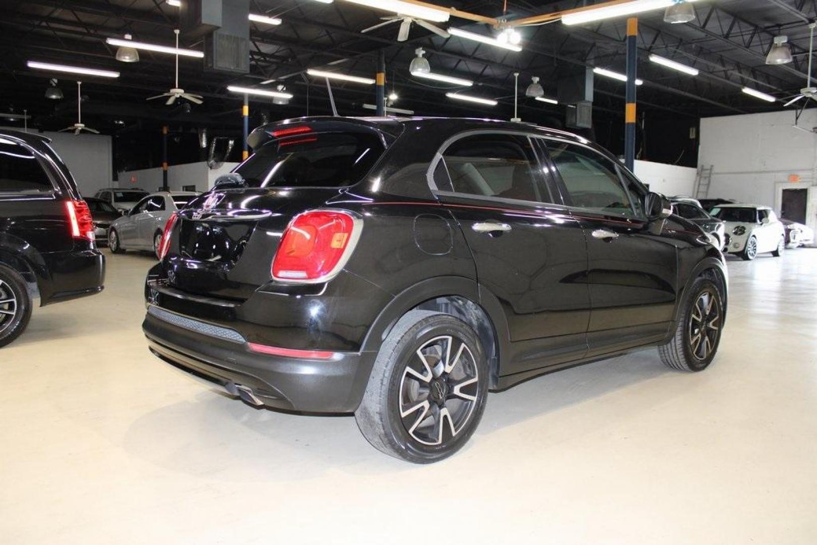 2016 Nero Cinema (Black Clear Coat) /Black/Red Fiat 500X Easy (ZFBCFXBT7GP) with an 2.4L I4 MultiAir engine, Automatic transmission, located at 15300 Midway Rd., Addison, TX, 75001, (972) 702-0011, 32.958321, -96.838074 - Photo#2