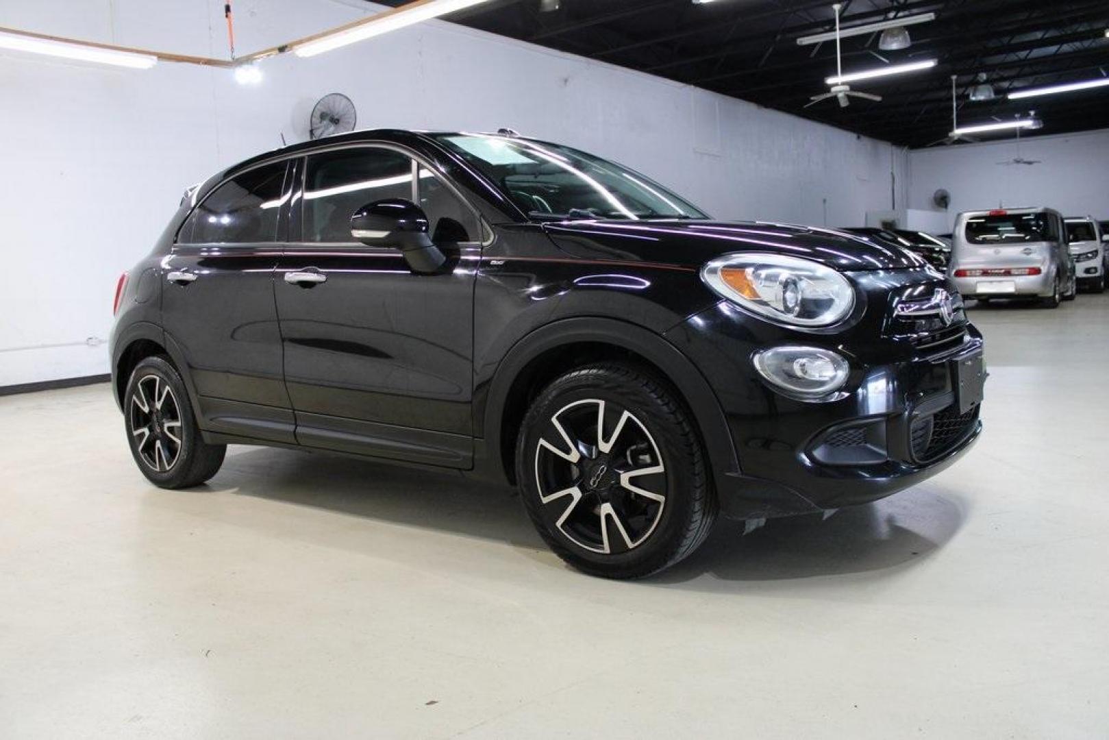 2016 Nero Cinema (Black Clear Coat) /Black/Red Fiat 500X Easy (ZFBCFXBT7GP) with an 2.4L I4 MultiAir engine, Automatic transmission, located at 15300 Midway Rd., Addison, TX, 75001, (972) 702-0011, 32.958321, -96.838074 - Photo#5