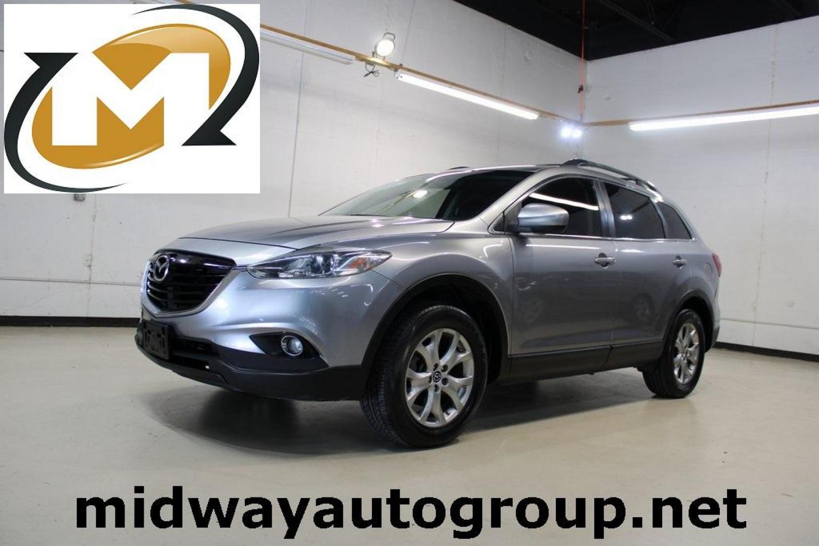 2015 Liquid Silver /Black Mazda CX-9 Touring (JM3TB2CA4F0) with an 3.7L V6 DOHC 24V engine, Automatic transmission, located at 15300 Midway Rd., Addison, TX, 75001, (972) 702-0011, 32.958321, -96.838074 - Photo#0