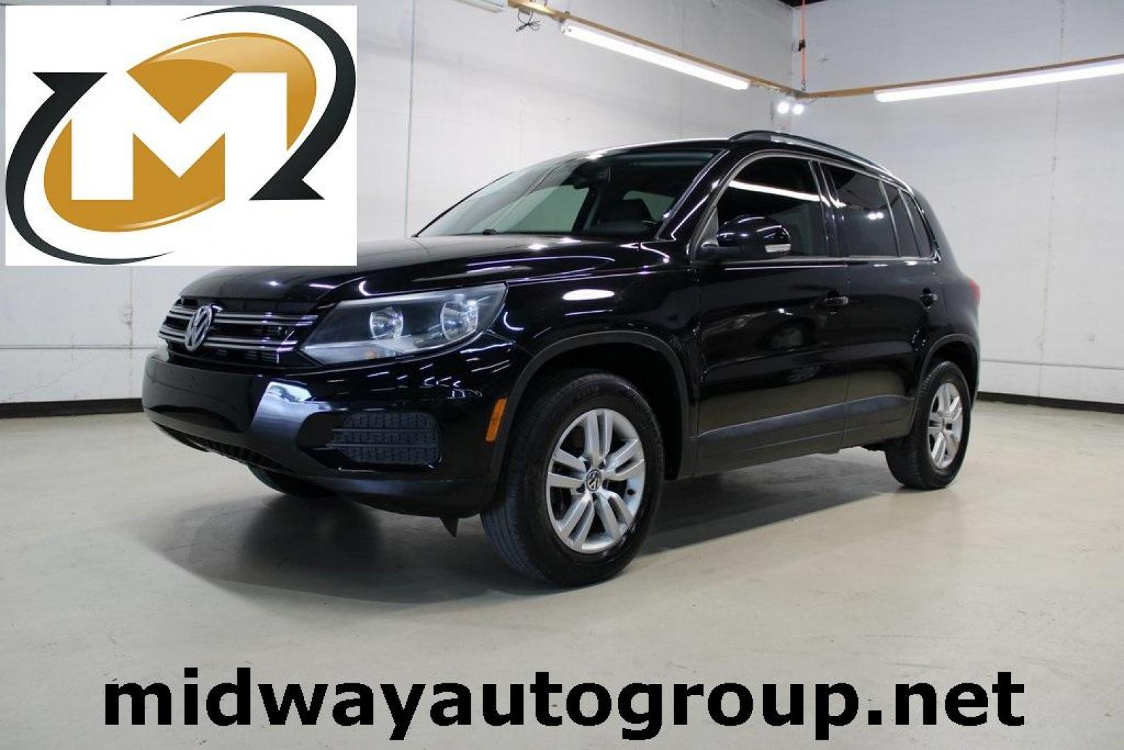 2017 Deep Black Pearl /Charcoal Black Volkswagen Tiguan 2.0T S (WVGAV7AX3HK) with an 2.0L TSI DOHC engine, Automatic transmission, located at 15300 Midway Rd., Addison, TX, 75001, (972) 702-0011, 32.958321, -96.838074 - HOME OF THE NO HAGGLE PRICE - WHOLESALE PRICES TO THE PUBLIC!! Tiguan 2.0T S, 4D Sport Utility, 2.0L TSI DOHC, 6-Speed Automatic with Tiptronic, FWD, Black, Charcoal Black w/V-Tex Leatherette Seating Surfaces.<br><br>Black 2017 Volkswagen Tiguan 2.0T S<br><br><br>At Midway Auto Group, we strive to p - Photo#0