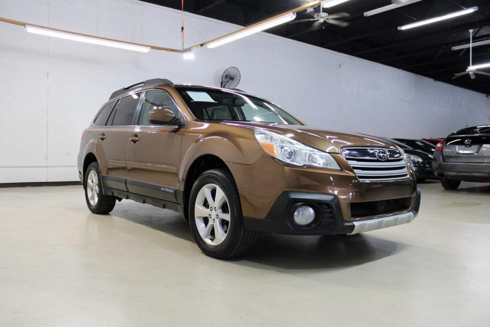 2013 Caramel Bronze Pearl /Warm Ivory Subaru Outback 2.5i (4S4BRCKC1D3) with an 2.5L 4-Cylinder DOHC 16V engine, CVT transmission, located at 15300 Midway Rd., Addison, TX, 75001, (972) 702-0011, 32.958321, -96.838074 - HOME OF THE NO HAGGLE PRICE - WHOLESALE PRICES TO THE PUBLIC!! Outback 2.5i Limited, 4D Sport Utility, 2.5L 4-Cylinder DOHC 16V, CVT Lineartronic, AWD, Caramel Bronze Pearl, Warm Ivory Leather.<br><br>Caramel Bronze Pearl 2013 Subaru Outback 2.5i<br><br>Recent Arrival! 24/30 City/Highway MPG<br><br> - Photo#1