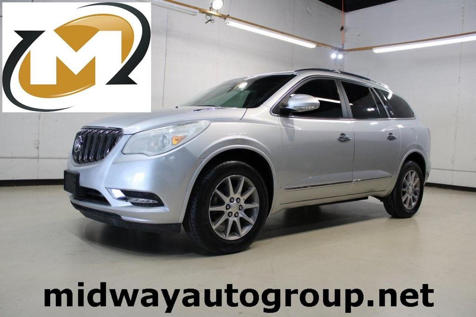 2016 Quicksilver Metallic /Light Titanium Buick Enclave Convenience Group (5GAKRAKD2GJ) with an 3.6L V6 SIDI VVT engine, Automatic transmission, located at 15300 Midway Rd., Addison, TX, 75001, (972) 702-0011, 32.958321, -96.838074 - Photo#0