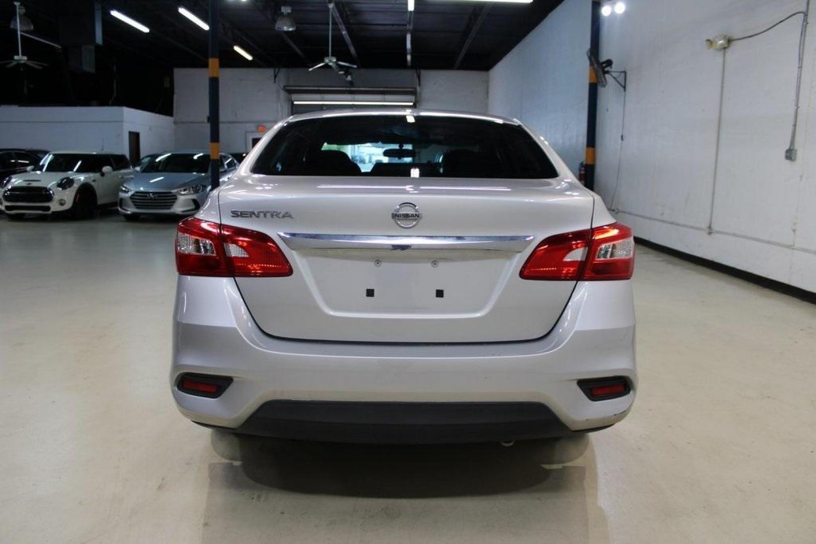 2017 Brilliant Silver Metallic /Charcoal Nissan Sentra S (3N1AB7AP3HY) with an 1.8L 4-Cylinder DOHC 16V engine, CVT transmission, located at 15300 Midway Rd., Addison, TX, 75001, (972) 702-0011, 32.958321, -96.838074 - Photo#7