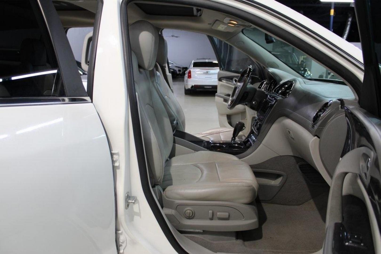 2015 White Opal /Light Titanium Buick Enclave Leather Group (5GAKRBKD4FJ) with an 3.6L V6 SIDI VVT engine, Automatic transmission, located at 15300 Midway Rd., Addison, TX, 75001, (972) 702-0011, 32.958321, -96.838074 - Photo#15