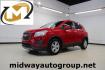 2015 Blaze Red /Jet Black Chevrolet Trax LT (KL7CJLSB2FB) with an ECOTEC 1.4L I4 SMPI DOHC Turbocharged VVT engine, Automatic transmission, located at 15300 Midway Rd., Addison, TX, 75001, (972) 702-0011, 32.958321, -96.838074 - Photo#0