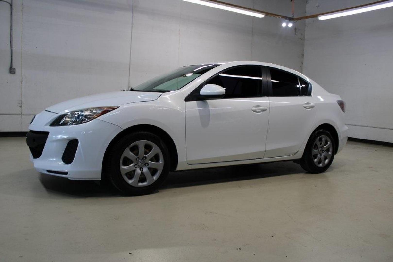 2013 Crystal White Pearl Mica /Black Mazda Mazda3 i Sport (JM1BL1U78D1) with an 2.0L 4-Cylinder engine, Automatic transmission, located at 15300 Midway Rd., Addison, TX, 75001, (972) 702-0011, 32.958321, -96.838074 - Photo#4