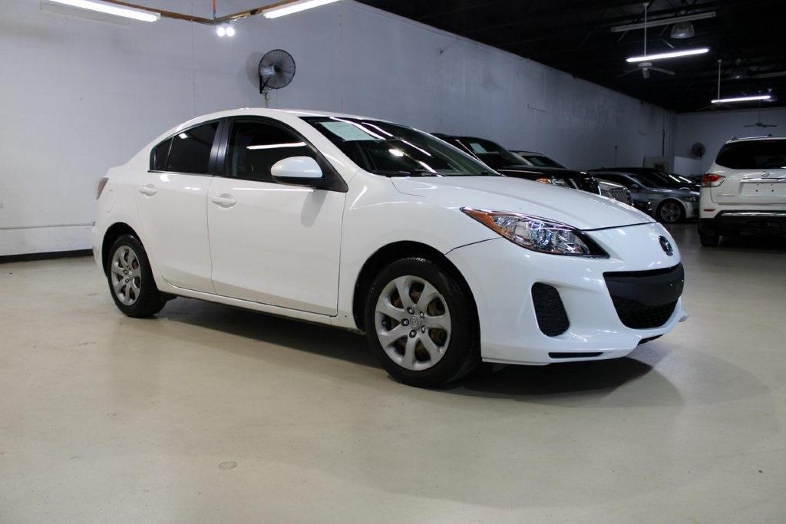 2013 Crystal White Pearl Mica /Black Mazda Mazda3 i Sport (JM1BL1U78D1) with an 2.0L 4-Cylinder engine, Automatic transmission, located at 15300 Midway Rd., Addison, TX, 75001, (972) 702-0011, 32.958321, -96.838074 - Photo#6