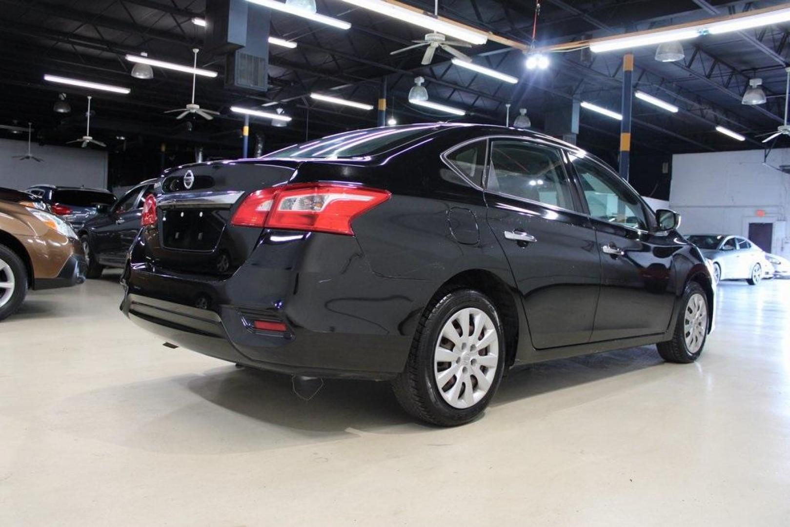 2018 Super Black /Charcoal Nissan Sentra S (3N1AB7AP9JY) with an 1.8L 4-Cylinder DOHC 16V engine, CVT transmission, located at 15300 Midway Rd., Addison, TX, 75001, (972) 702-0011, 32.958321, -96.838074 - Photo#2