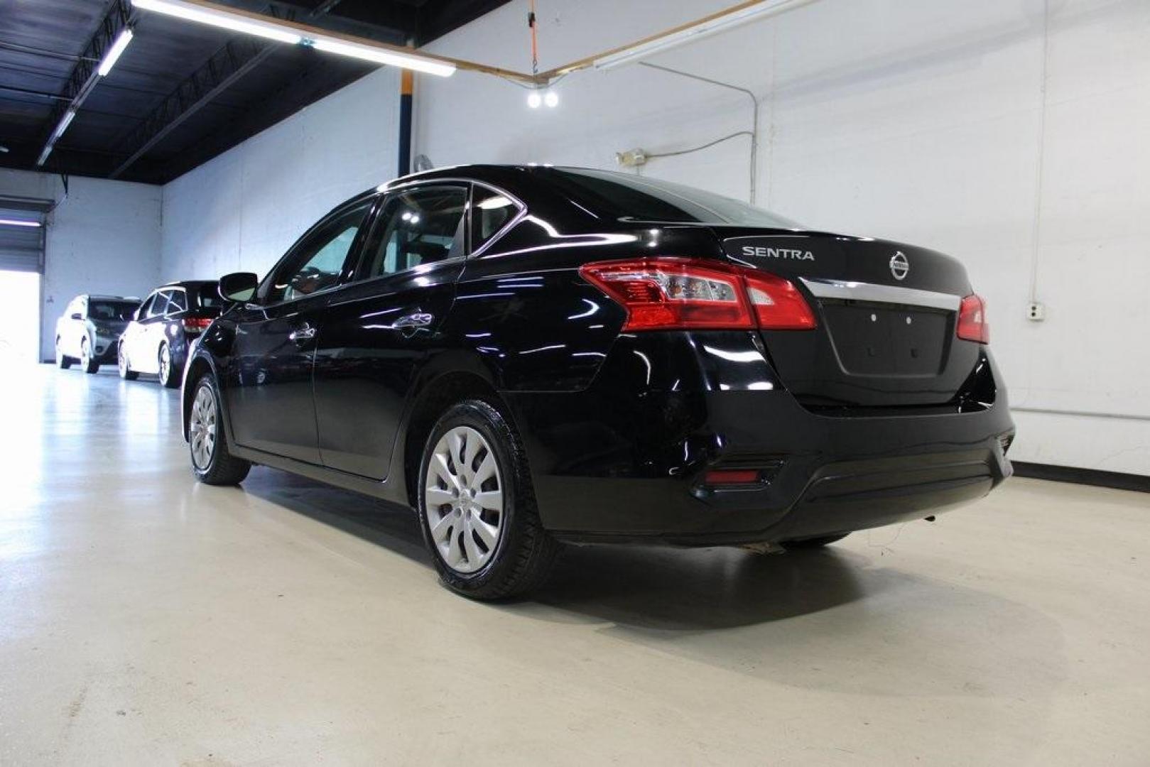 2018 Super Black /Charcoal Nissan Sentra S (3N1AB7AP9JY) with an 1.8L 4-Cylinder DOHC 16V engine, CVT transmission, located at 15300 Midway Rd., Addison, TX, 75001, (972) 702-0011, 32.958321, -96.838074 - Photo#3