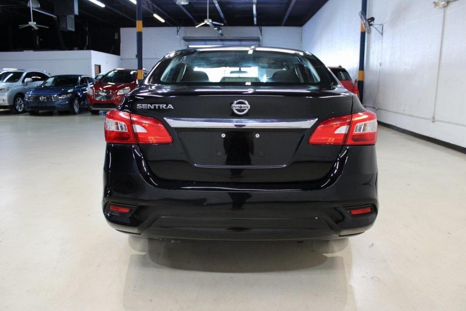 2018 Super Black /Charcoal Nissan Sentra S (3N1AB7AP9JY) with an 1.8L 4-Cylinder DOHC 16V engine, CVT transmission, located at 15300 Midway Rd., Addison, TX, 75001, (972) 702-0011, 32.958321, -96.838074 - Photo#7