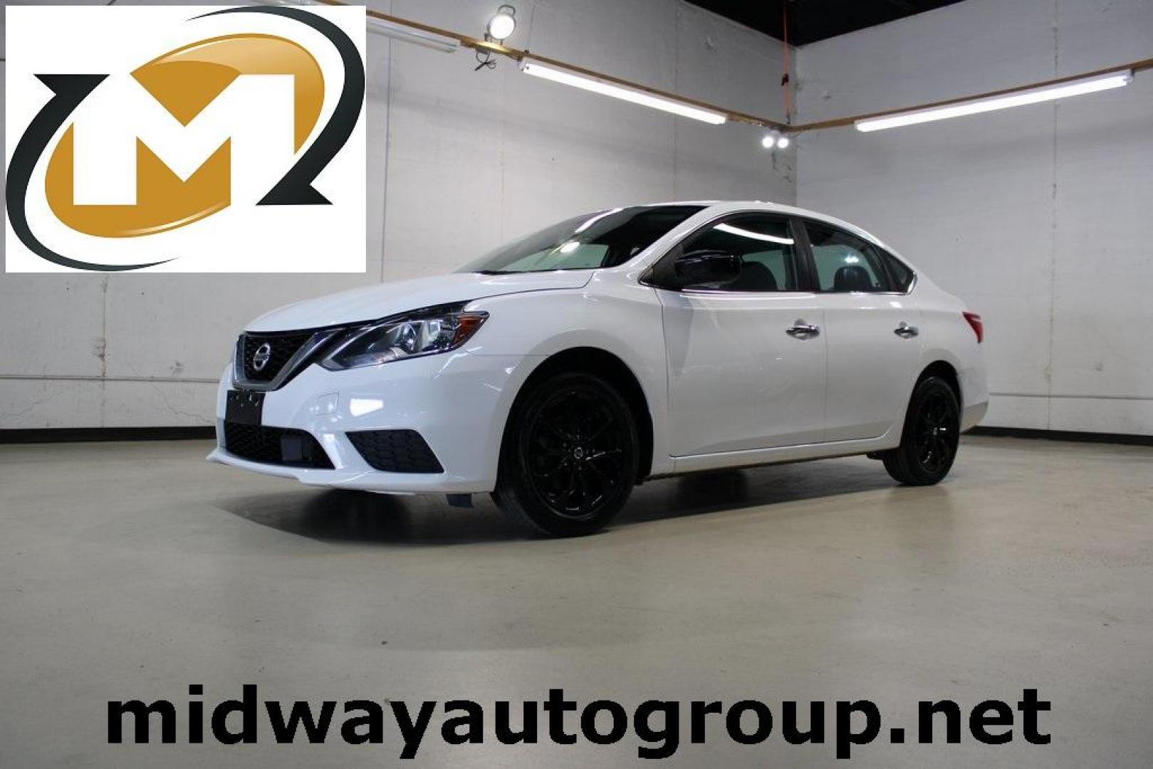 2018 Fresh Powder /Charcoal Nissan Sentra S (3N1AB7AP6JY) with an 1.8L 4-Cylinder DOHC 16V engine, CVT transmission, located at 15300 Midway Rd., Addison, TX, 75001, (972) 702-0011, 32.958321, -96.838074 - Photo#0