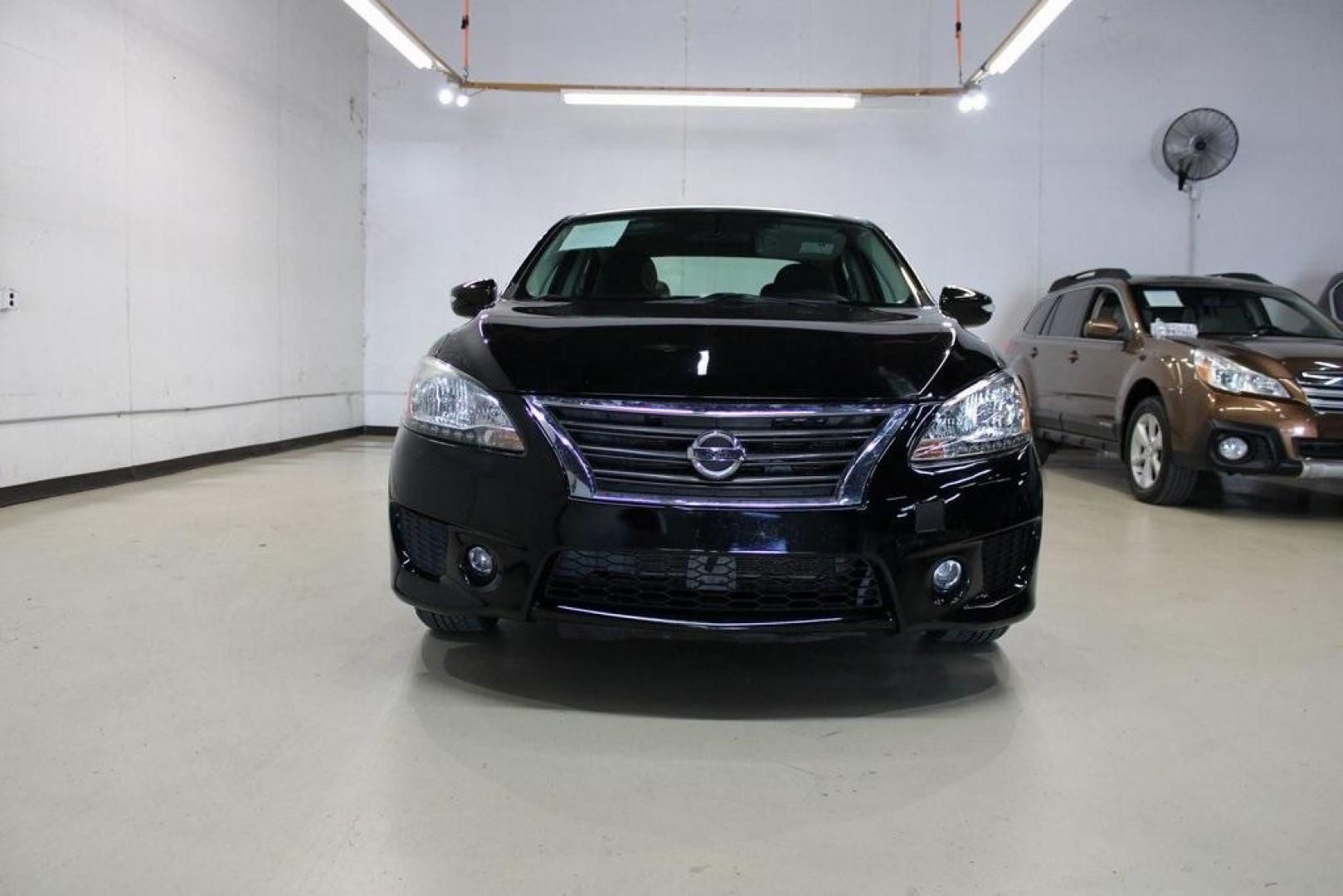 2015 Super Black /Charcoal Nissan Sentra SR (3N1AB7APXFY) with an 1.8L 4-Cylinder DOHC 16V engine, CVT transmission, located at 15300 Midway Rd., Addison, TX, 75001, (972) 702-0011, 32.958321, -96.838074 - Photo#5