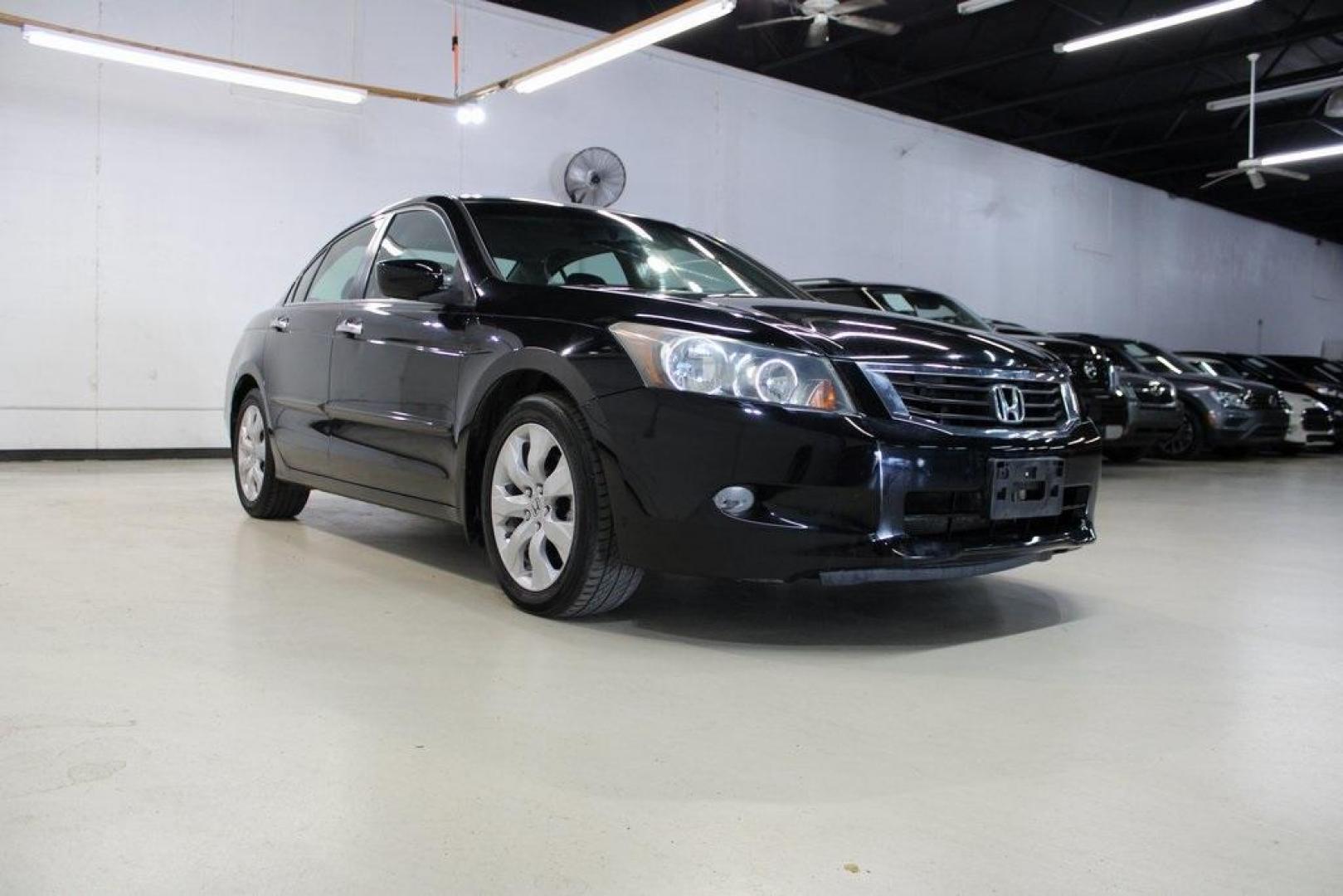 2010 Crystal Black Pearl Honda Accord EX-L (1HGCP3F85AA) with an 3.5L V6 SOHC i-VTEC 24V engine, Automatic transmission, located at 15300 Midway Rd., Addison, TX, 75001, (972) 702-0011, 32.958321, -96.838074 - Photo#1