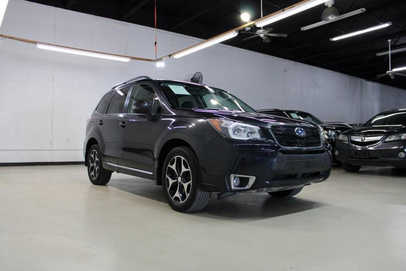 2016 Dark Gray Metallic /Black Subaru Forester 2.0XT Touring (JF2SJGXC6GH) with an 2.0L 4-Cylinder DOHC 16V Turbocharged Intercooled engine, CVT transmission, located at 15300 Midway Rd., Addison, TX, 75001, (972) 702-0011, 32.958321, -96.838074 - Photo#1