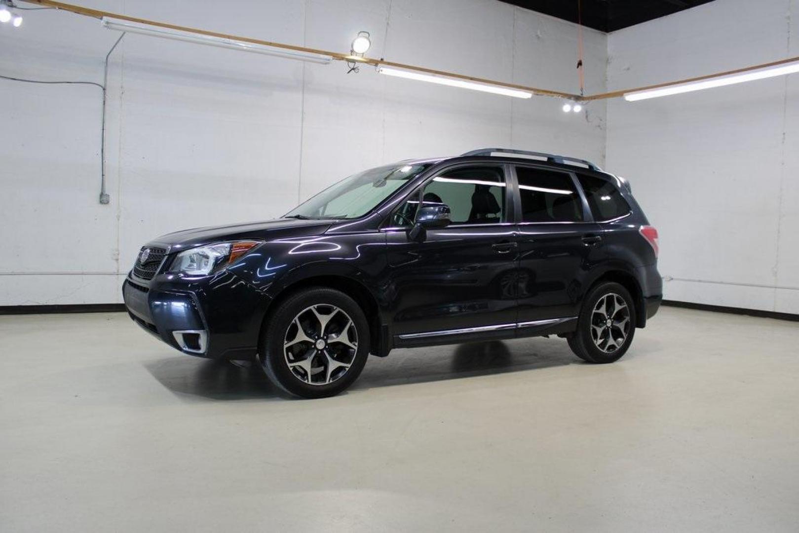 2016 Dark Gray Metallic /Black Subaru Forester 2.0XT Touring (JF2SJGXC6GH) with an 2.0L 4-Cylinder DOHC 16V Turbocharged Intercooled engine, CVT transmission, located at 15300 Midway Rd., Addison, TX, 75001, (972) 702-0011, 32.958321, -96.838074 - Photo#4