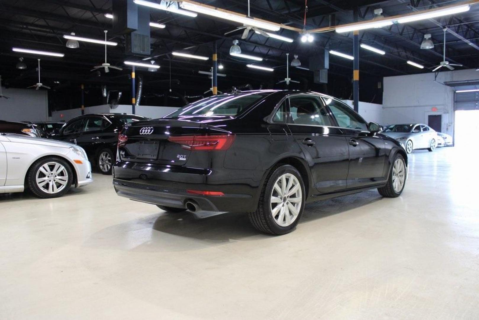 2018 Black Audi A4 (WAUKMAF40JN) with an 2.0L I4 TFSI DOHC engine, Automatic transmission, located at 15300 Midway Rd., Addison, TX, 75001, (972) 702-0011, 32.958321, -96.838074 - Photo#2