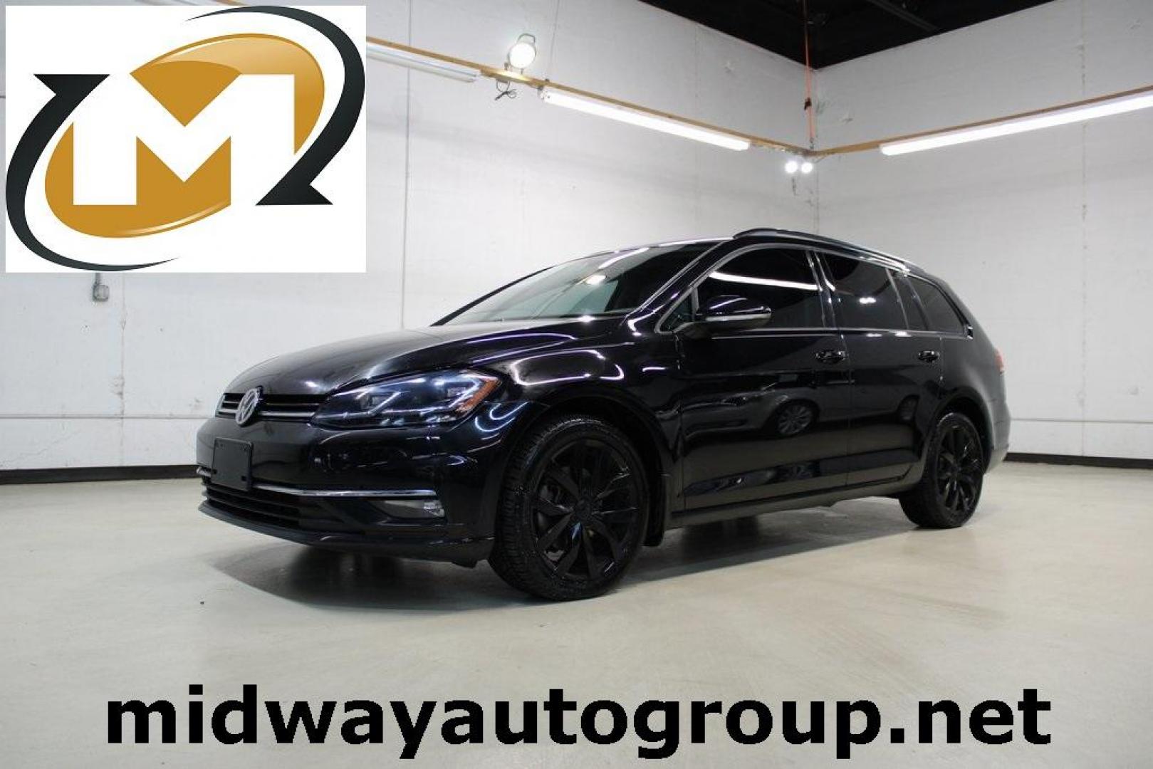 2019 Deep Black Pearl Volkswagen Golf SportWagen SE (3VWY57AU6KM) with an 1.4L TSI engine, Automatic transmission, located at 15300 Midway Rd., Addison, TX, 75001, (972) 702-0011, 32.958321, -96.838074 - Photo#0