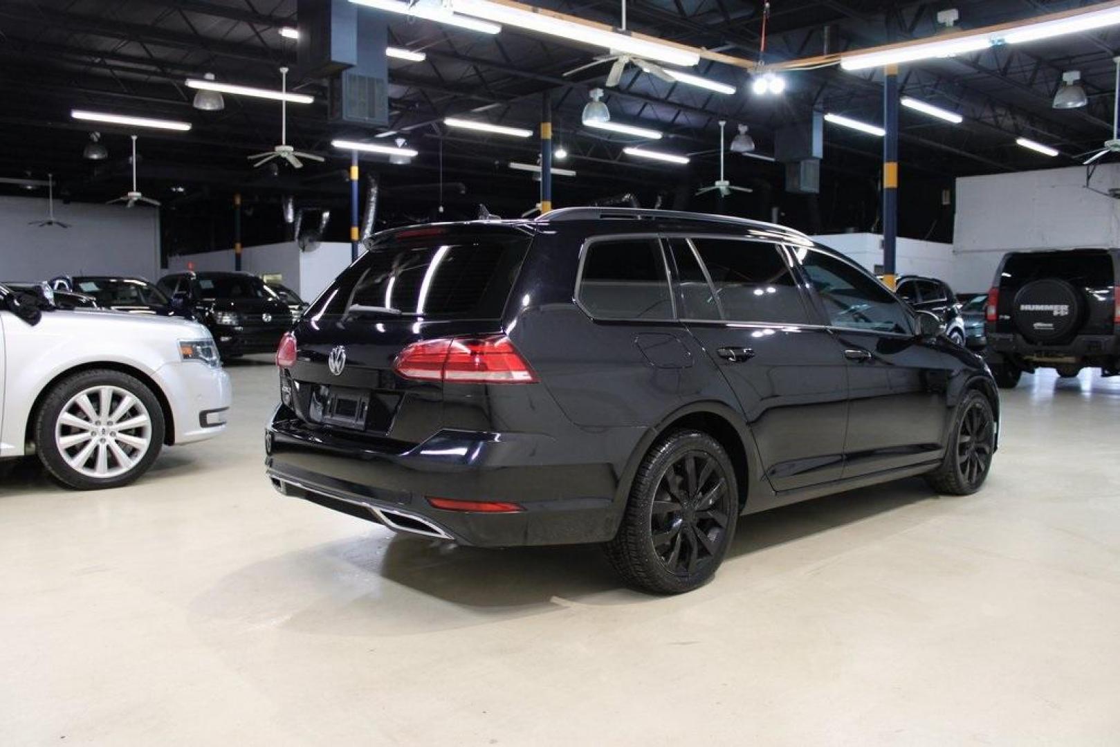 2019 Deep Black Pearl Volkswagen Golf SportWagen SE (3VWY57AU6KM) with an 1.4L TSI engine, Automatic transmission, located at 15300 Midway Rd., Addison, TX, 75001, (972) 702-0011, 32.958321, -96.838074 - Photo#2