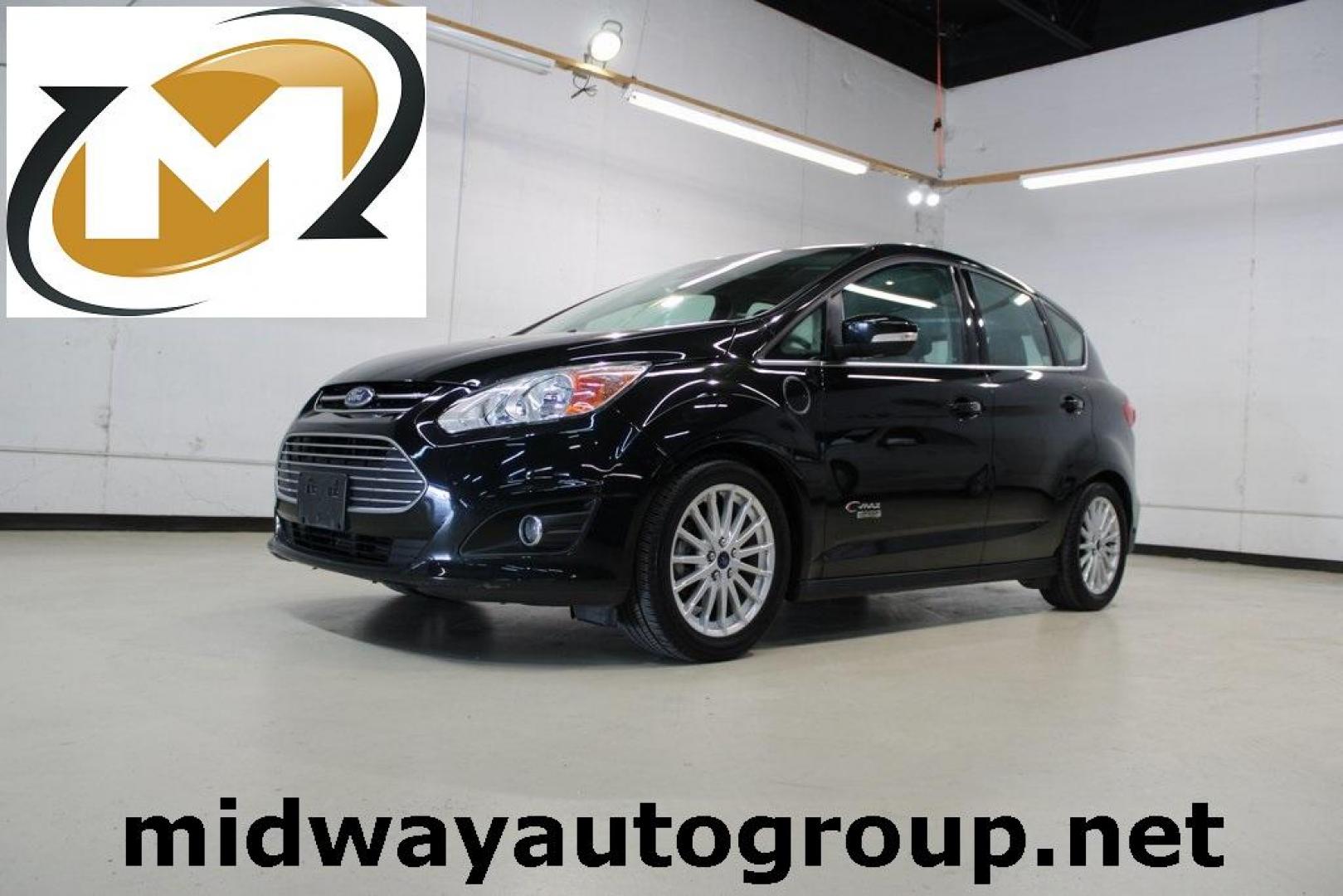 2015 Tuxedo Black Ford C-Max Energi SEL (1FADP5CU7FL) with an I4 Hybrid engine, CVT transmission, located at 15300 Midway Rd., Addison, TX, 75001, (972) 702-0011, 32.958321, -96.838074 - Photo#0