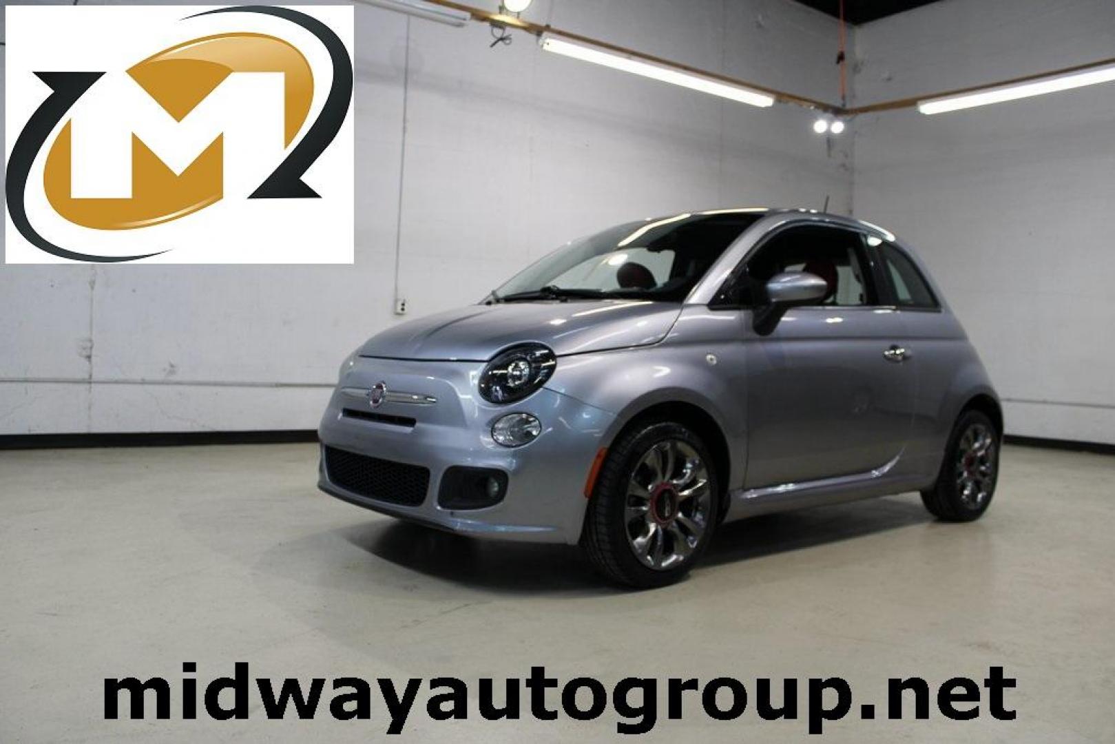 2017 Billet Argento (Silver) /Nero (Black) Fiat 500 Pop (3C3CFFKR6HT) with an 1.4L I4 16V MultiAir engine, Manual transmission, located at 15300 Midway Rd., Addison, TX, 75001, (972) 702-0011, 32.958321, -96.838074 - Photo#0