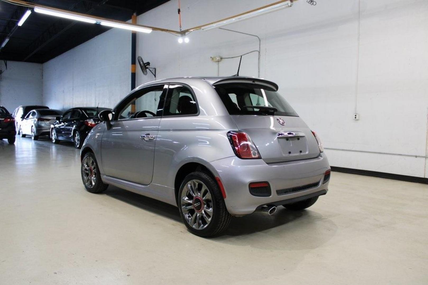 2017 Billet Argento (Silver) /Nero (Black) Fiat 500 Pop (3C3CFFKR6HT) with an 1.4L I4 16V MultiAir engine, Manual transmission, located at 15300 Midway Rd., Addison, TX, 75001, (972) 702-0011, 32.958321, -96.838074 - Photo#3