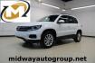 2017 Pure White Volkswagen Tiguan 2.0T S (WVGAV7AX1HK) with an 2.0L TSI DOHC engine, Automatic transmission, located at 15300 Midway Rd., Addison, TX, 75001, (972) 702-0011, 32.958321, -96.838074 - Photo#0