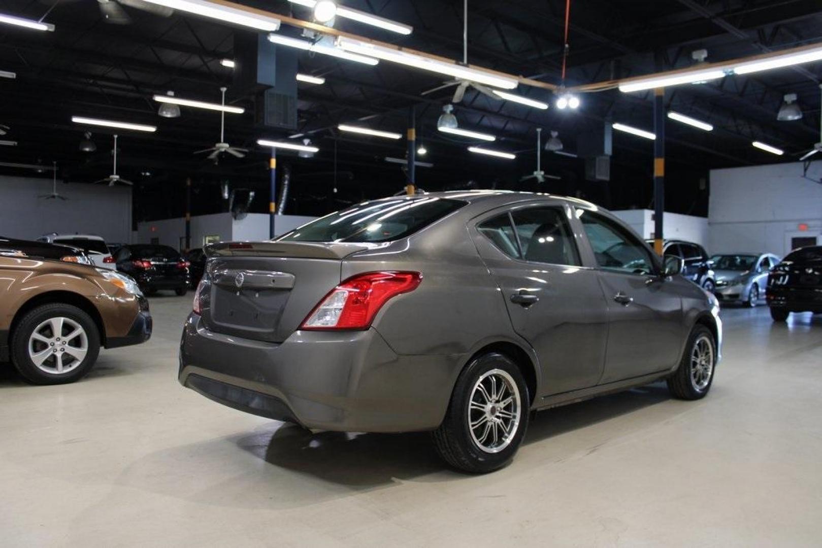 2017 Titanium /Charcoal Nissan Versa 1.6 S Plus (3N1CN7AP9HL) with an 1.6L I4 DOHC 16V engine, CVT transmission, located at 15300 Midway Rd., Addison, TX, 75001, (972) 702-0011, 32.958321, -96.838074 - Photo#2