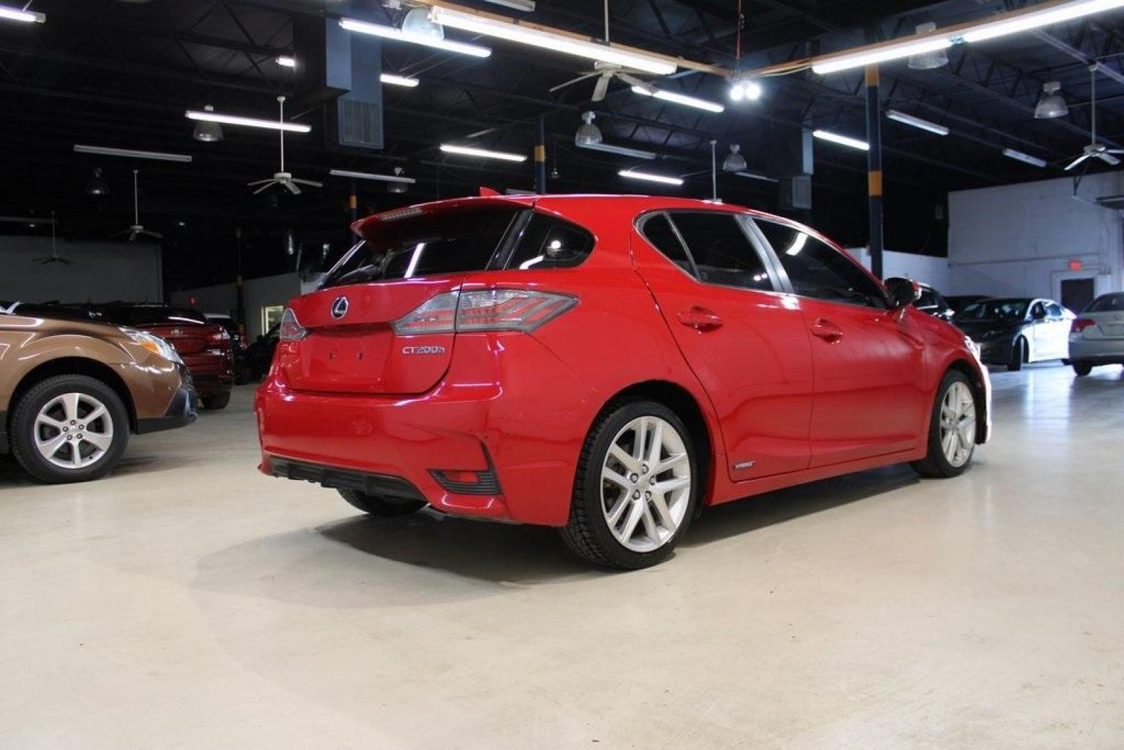 2014 Red Lexus CT 200h (JTHKD5BH8E2) with an 1.8L 4-Cylinder DOHC 16V VVT-i engine, CVT transmission, located at 15300 Midway Rd., Addison, TX, 75001, (972) 702-0011, 32.958321, -96.838074 - Photo#2