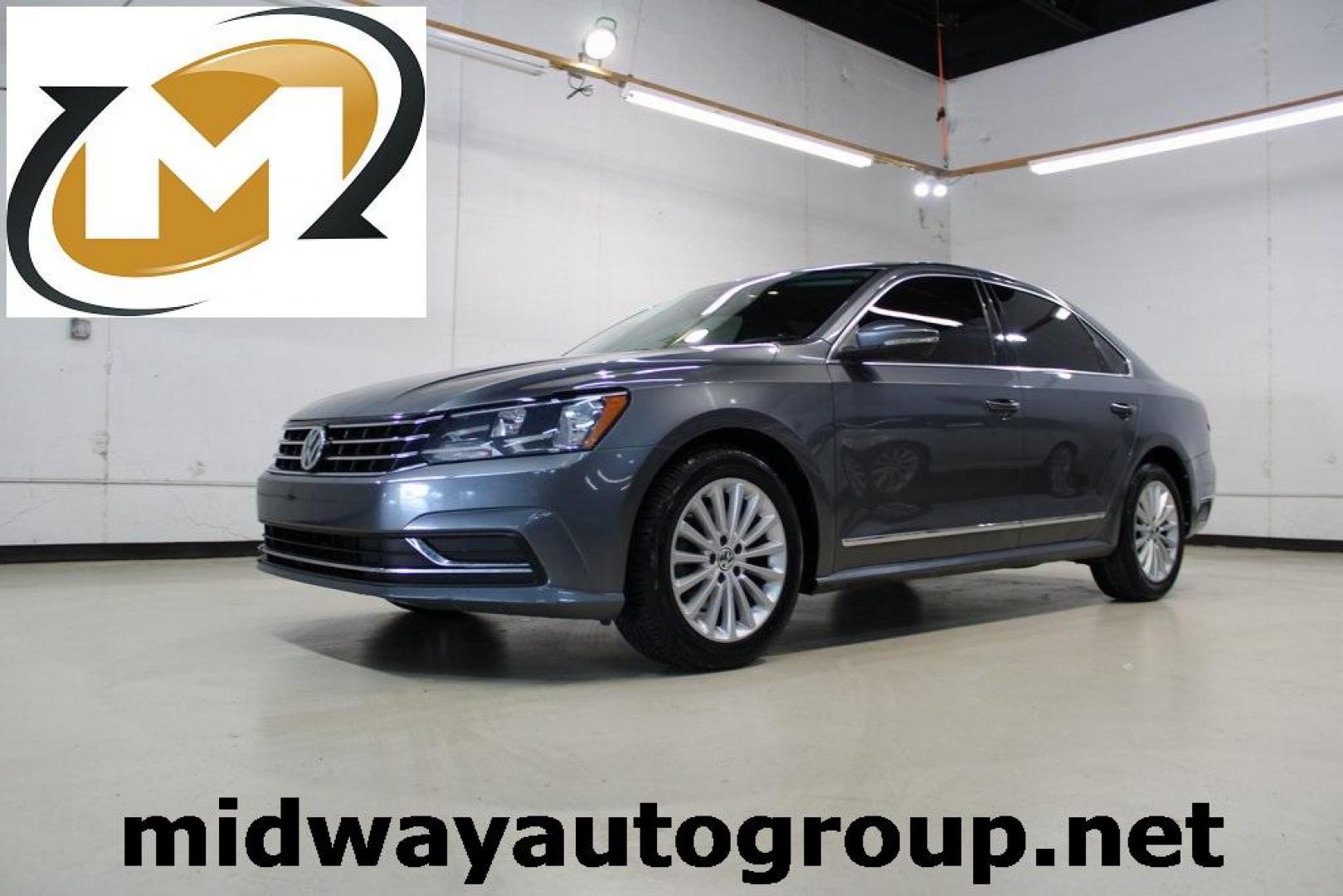 2016 Platinum Gray Metallic Volkswagen Passat 1.8T SE (1VWBT7A35GC) with an 1.8L TSI engine, Automatic transmission, located at 15300 Midway Rd., Addison, TX, 75001, (972) 702-0011, 32.958321, -96.838074 - Photo#0