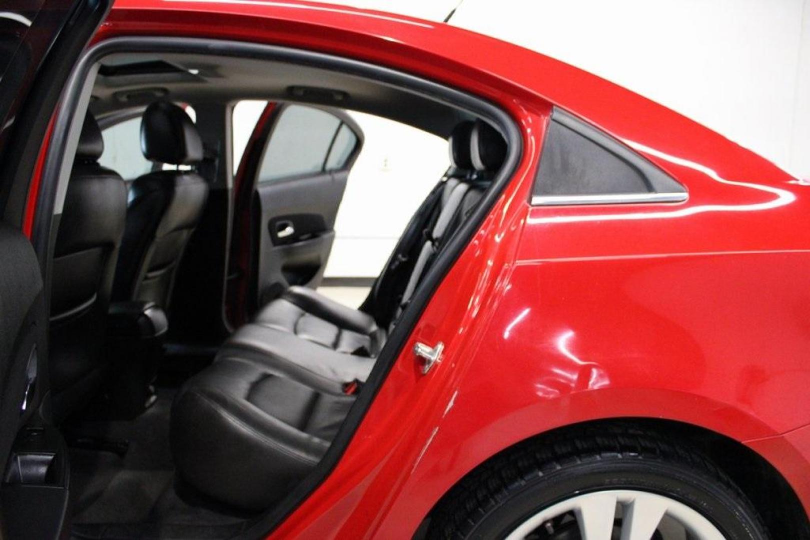 2013 Victory Red /Black Chevrolet Cruze LTZ (1G1PG5SB6D7) with an ECOTEC 1.4L I4 SMPI DOHC Turbocharged VVT engine, Automatic transmission, located at 15300 Midway Rd., Addison, TX, 75001, (972) 702-0011, 32.958321, -96.838074 - Photo#16