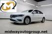 2019 White Volkswagen Jetta 1.4T S (3VWCB7BUXKM) with an 1.4L TSI engine, Automatic transmission, located at 15300 Midway Rd., Addison, TX, 75001, (972) 702-0011, 32.958321, -96.838074 - Photo#0