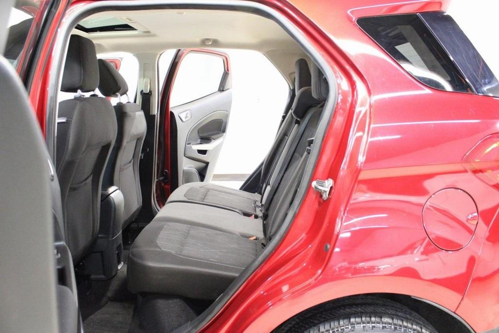 2018 Ruby Red /Ebony Black Ford EcoSport SE (MAJ3P1TE3JC) with an EcoBoost 1.0L I3 GTDi DOHC Turbocharged VCT engine, Automatic transmission, located at 15300 Midway Rd., Addison, TX, 75001, (972) 702-0011, 32.958321, -96.838074 - Photo#15