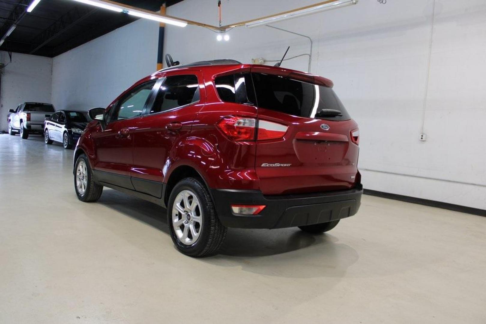 2018 Ruby Red /Ebony Black Ford EcoSport SE (MAJ3P1TE3JC) with an EcoBoost 1.0L I3 GTDi DOHC Turbocharged VCT engine, Automatic transmission, located at 15300 Midway Rd., Addison, TX, 75001, (972) 702-0011, 32.958321, -96.838074 - Photo#2