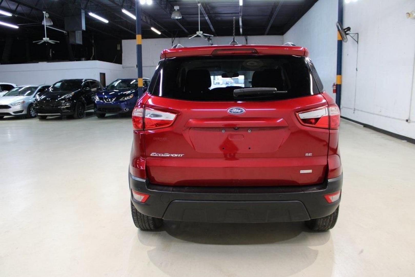 2018 Ruby Red /Ebony Black Ford EcoSport SE (MAJ3P1TE3JC) with an EcoBoost 1.0L I3 GTDi DOHC Turbocharged VCT engine, Automatic transmission, located at 15300 Midway Rd., Addison, TX, 75001, (972) 702-0011, 32.958321, -96.838074 - Photo#7