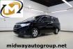 2014 Super Black /Beige Nissan Quest 3.5 SV (JN8AE2KP9E9) with an 3.5L V6 DOHC 24V engine, CVT transmission, located at 15300 Midway Rd., Addison, TX, 75001, (972) 702-0011, 32.958321, -96.838074 - Photo#0