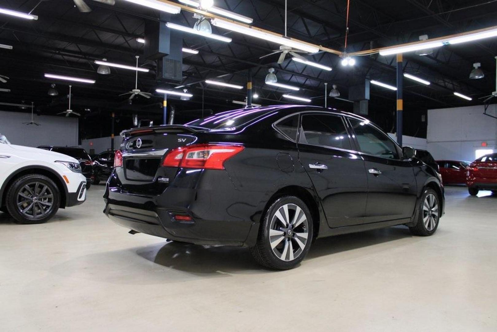 2019 Super Black /Charcoal Nissan Sentra SV (3N1AB7AP0KY) with an 1.8L 4-Cylinder DOHC 16V engine, CVT transmission, located at 15300 Midway Rd., Addison, TX, 75001, (972) 702-0011, 32.958321, -96.838074 - Photo#2