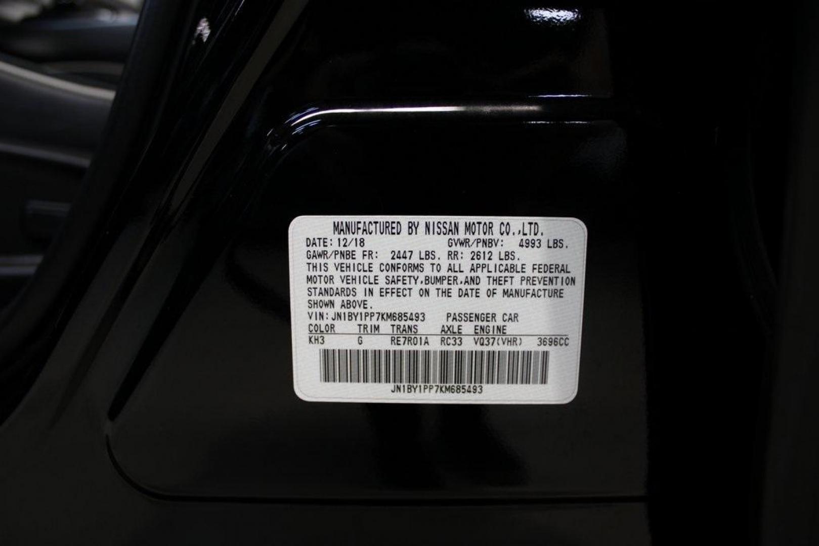 2019 Black Obsidian /Graphite INFINITI Q70L 3.7 (JN1BY1PP7KM) with an 3.7L V6 DOHC 24V VVEL engine, Automatic transmission, located at 15300 Midway Rd., Addison, TX, 75001, (972) 702-0011, 32.958321, -96.838074 - Photo#31