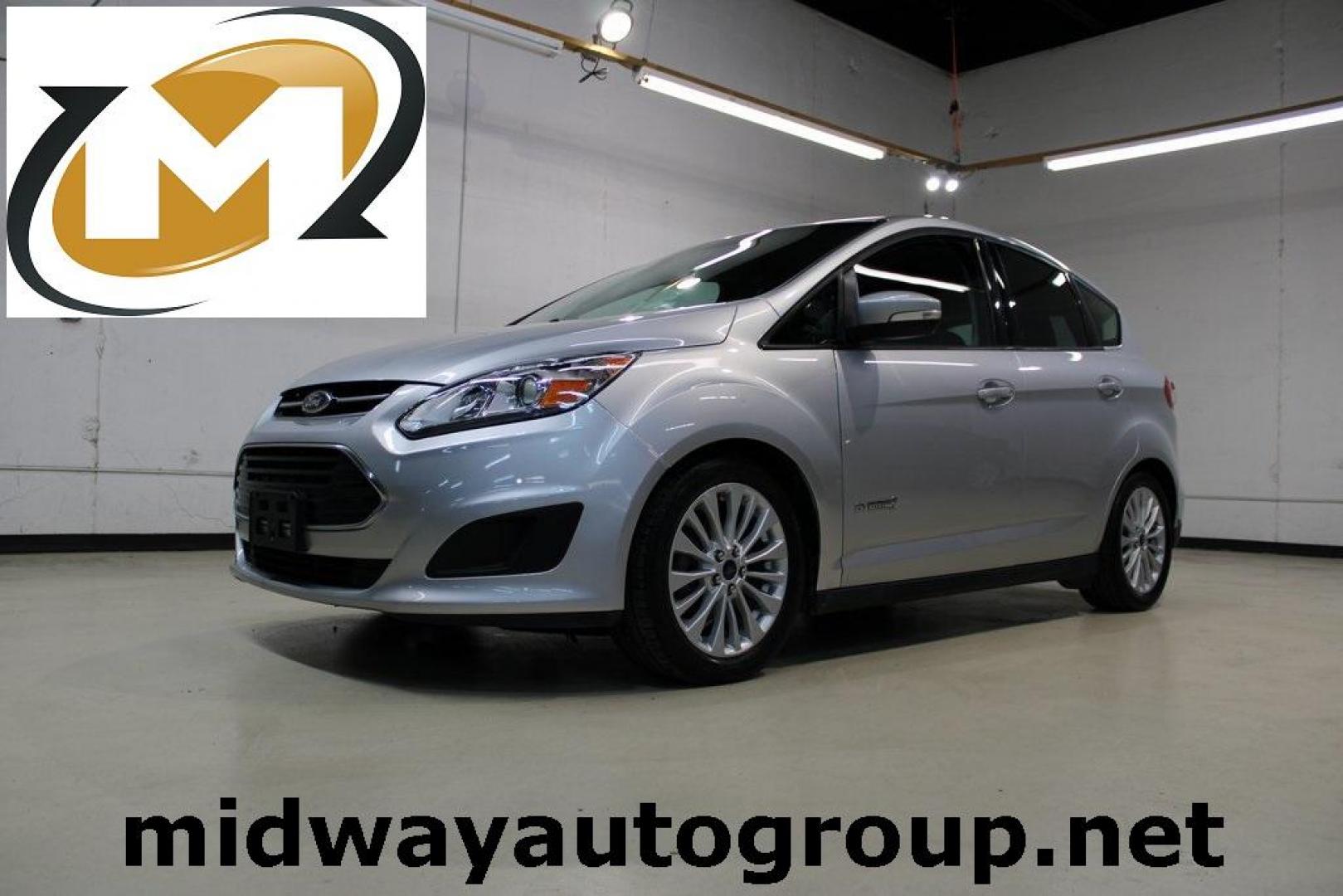 2018 Ingot Silver /Charcoal Black Ford C-Max Hybrid SE (1FADP5AU1JL) with an I4 Hybrid engine, CVT transmission, located at 15300 Midway Rd., Addison, TX, 75001, (972) 702-0011, 32.958321, -96.838074 - Photo#0