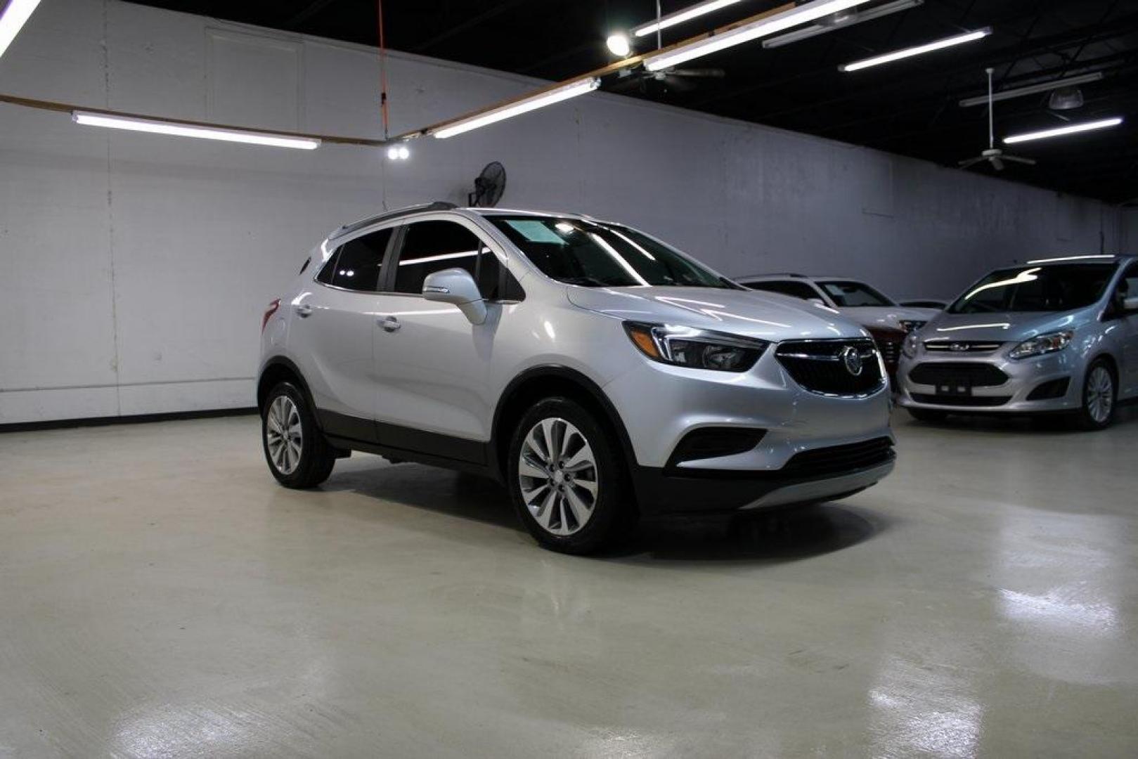 2018 Quicksilver Metallic /Ebony Buick Encore Preferred (KL4CJESB7JB) with an ECOTEC 1.4L I4 SMPI DOHC Turbocharged VVT engine, Automatic transmission, located at 15300 Midway Rd., Addison, TX, 75001, (972) 702-0011, 32.958321, -96.838074 - Photo#6