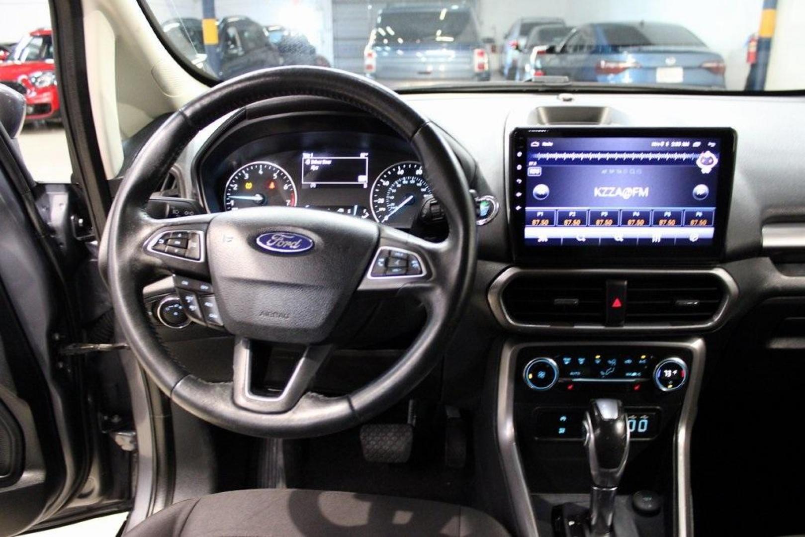 2019 Smoke /Ebony Black Ford EcoSport SE (MAJ3S2GE4KC) with an EcoBoost 1.0L I3 GTDi DOHC Turbocharged VCT engine, Automatic transmission, located at 15300 Midway Rd., Addison, TX, 75001, (972) 702-0011, 32.958321, -96.838074 - Photo#17