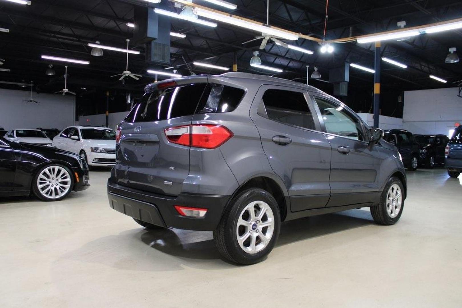 2019 Smoke /Ebony Black Ford EcoSport SE (MAJ3S2GE4KC) with an EcoBoost 1.0L I3 GTDi DOHC Turbocharged VCT engine, Automatic transmission, located at 15300 Midway Rd., Addison, TX, 75001, (972) 702-0011, 32.958321, -96.838074 - Photo#2